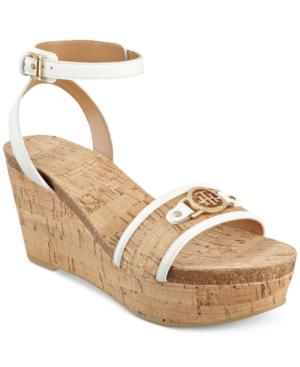 Tommy Hilfiger Hesley Platform Wedge Sandals Women's Shoes