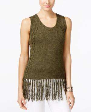 One A Fringe-hem Sweater