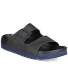 Armani Exchange Men's Double Strap Buckle Sandals Men's Shoes