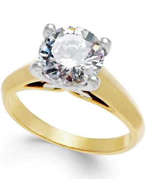 X3 Certified Diamond Engagement Ring In Titanium (2 Ct. T.w.)