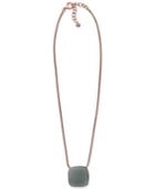 Skagen Rose Gold-tone Long Stone Pendant Necklace Skj0873