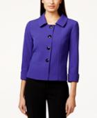 Tahari Asl Bi-stretch Solid Jacket