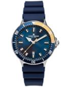 Lucky Brand Men's Dillon Sport Navy Silicone Strap Watch 42mm