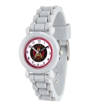 Gametime Mls Atlanta United Fc Kids' Gray Plastic Time Teacher Watch
