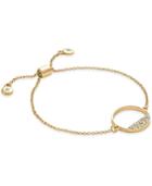 Inc International Concepts Gold-tone Pave Circle Slider Bracelet, Only At Macy's