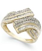 Wrapped In Love Diamond Twist Ring In 10k Gold (1/2 Ct. T.w.), Only At Macy's