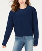 Material Girl Juniors' Denim Sweatshirt, Created For Macy's