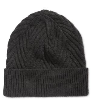 Ryan Seacrest Distinction Men's Herringbone Beanie, Only At Macy's