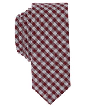 Original Penguin Men's Milo Gingham Skinny Tie