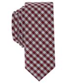 Original Penguin Men's Milo Gingham Skinny Tie