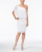 Thalia Sodi Convertible Lace-overlay Sheath Dress, Created For Macy's