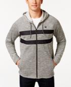 Hurley Men's Marshall Space-dye Stripe Fleece Hoodie