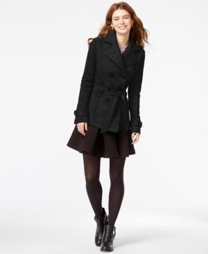 Jou Jou Double-breasted Fleece Peacoat