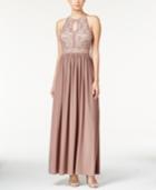 Morgan & Company Sequined Lace Gown