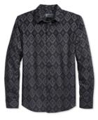 American Rag Men's Fair Isle Flannel Shirt, Only At Macy's