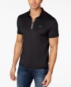 Hugo Men's Pavotach Zipper Cotton Polo