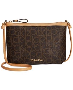 Calvin Klein Carrie Monogram Crossbody