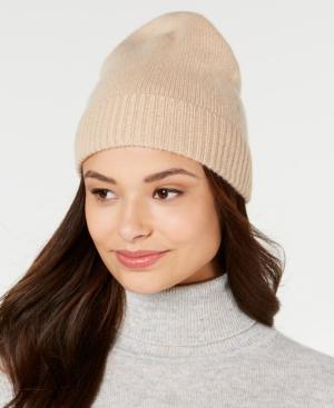 Charter Club Cashmere Cuffed Beanie, Created For Macy's