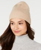 Charter Club Cashmere Cuffed Beanie, Created For Macy's