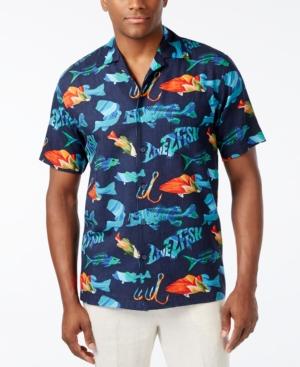 Newport Blue Men's Live To Fish Shirt