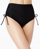 Hula Honey High-waist Cinch-tie Bikini Bottoms Women's Swimsuit