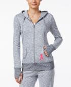 Ideology Pink Ribbon Heathered Hoodie, Only At Macy's