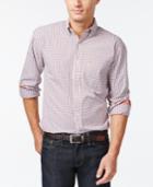 Izod Small Long-sleeve Plaid Button-down Shirt