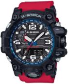 G-shock Men's Analog-digital Mudmaster Red Resin Strap Watch 60x56mm Gwg1000rd-4a