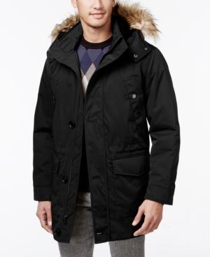 Ryan Seacrest Distinction Luxe Twill Faux-fur Trimmed Parka