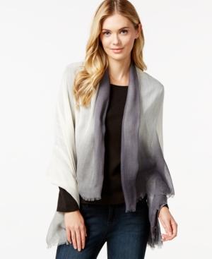Calvin Klein Tie Dye Border Oblong Scarf