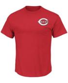 Majestic Men's Cincinnati Reds Team Wordmark T-shirt