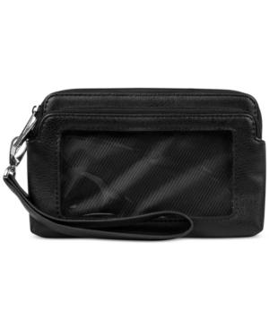 Kenneth Cole Reaction Tech Double Zip Rfid Wristlet