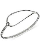 Skagen Annette Silver-tone Hinged Loop Bracelet