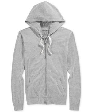 American Rag Solid Lightweight Full-zip Hoodie