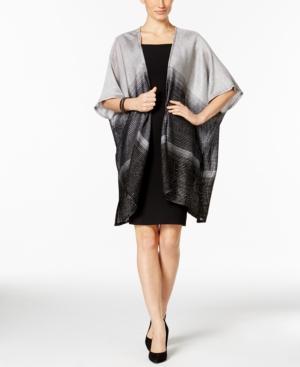 Blue By Betsey Johnson Ombre Shine Evening Shawl