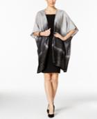 Blue By Betsey Johnson Ombre Shine Evening Shawl