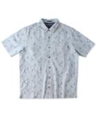 Jack O'neill Men's Sano Graphic-print Linen Short-sleeve Shirt