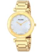 Pulsar Women's Gold-tone Stainless Steel Bracelet Watch 32mm Pm2080