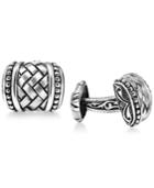 Scott Kay Men's Weave-style Cuff Links In Sterling Silver