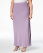 Alex Evenings Plus Size Evening Maxi Skirt