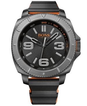 Boss Orange Men's Sao Paolo Multicolor Silicone Strap Watch 54mm 1513109