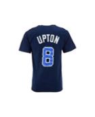 Majestic Men's Short-sleeve Justin Upton Atlanta Braves Fan Player T-shirt