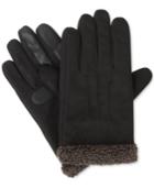 Isotoner Signature Thermaflex Smartouch Brushed Microfiber Glove With Berber Spill