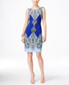 Inc International Concepts Sleeveless Paisley-print Sheath Dress, Only At Macy's