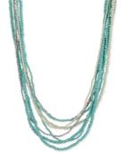 Lucky Brand Silver-tone Multi-strand Layer Necklace