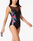 Miraclesuit High-neck Underwire Tummy Control Illusion One-piece Swimsuit Women's Swimsuit