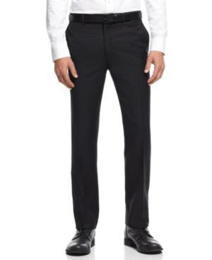 Bar Iii Pants Black Solid Extra Slim Fit