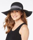 Inc International Concepts Gingham-tie Floppy Hat, Created For Macy's