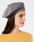 I.n.c. Solid Wool Beret, Created For Macy's