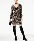 Inc International Concepts Leopard-print Sheath Dress, Created For Macy's